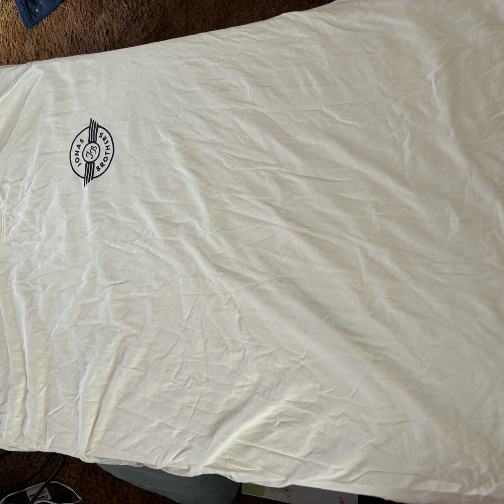 Jonas Brothers Cream Short Sleeve Tee